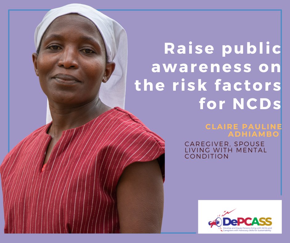 Primary-level behavioural interventions that educate communities on managing NCD risk factors are key for NCD prevention & control. Listen to Claire's impact story youtu.be/dmS5q7Z1JGU @MOH_Kenya @KILELE_Health @dementia_women @MOH_DHP @DMICentreKenya #depcass #TuongeeNCDs