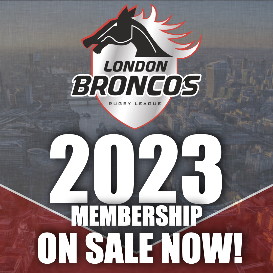 Have you heard about our new membership offer for 2023 yet❓

Early bird membership starts at:
Adult - £8⃣0⃣
Concession - £4⃣3⃣
Junior - £2⃣0⃣ 

🎟️Match tickets will cost just £10 for Adult and Concession members and will be completely free for Juniors!

#LondonBroncos