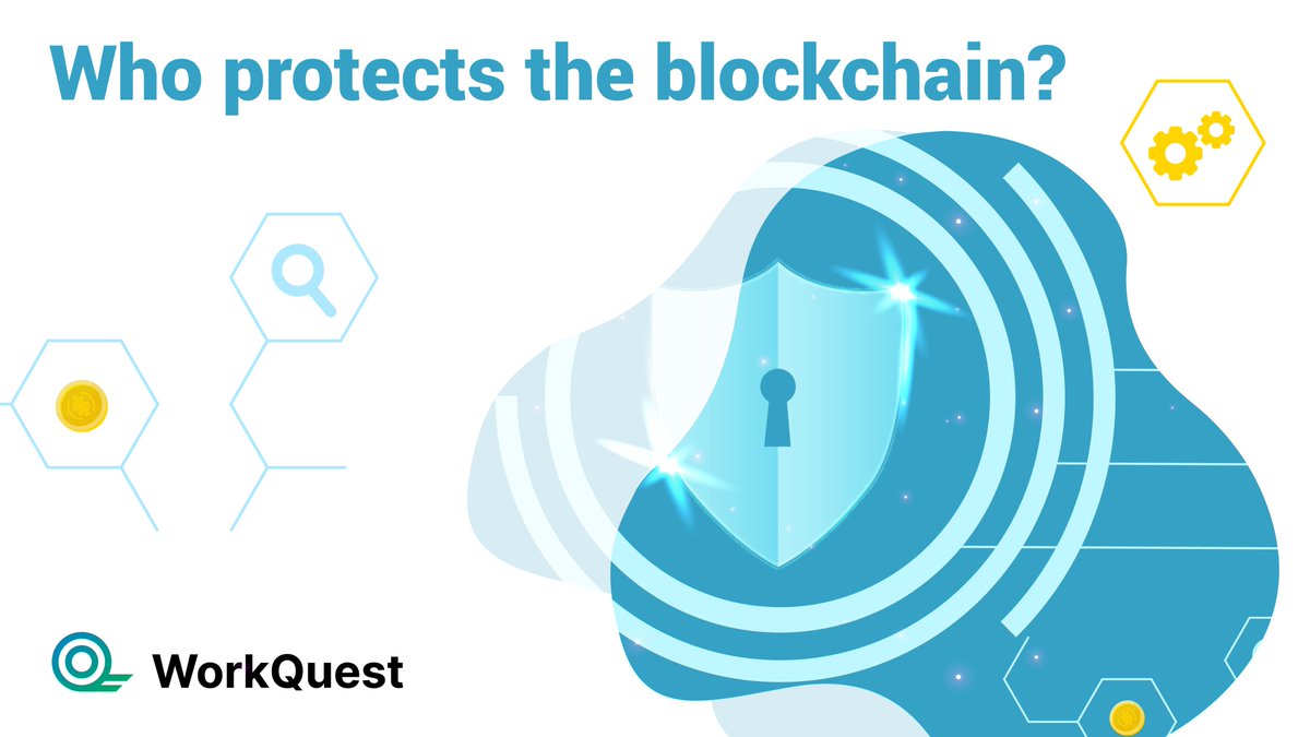 Who protects the blockchain? 🛡 There are a lot of blockchain-based projects you may know of. 🤔 What makes them secure? 🤷‍♀️ Continue reading bit.ly/3T6c6XV📚 #WorkQuest $WUSD $WQT #WorkNet #labor #decentralized #work #blockchain #cryptocurrency #jobsmarketplace