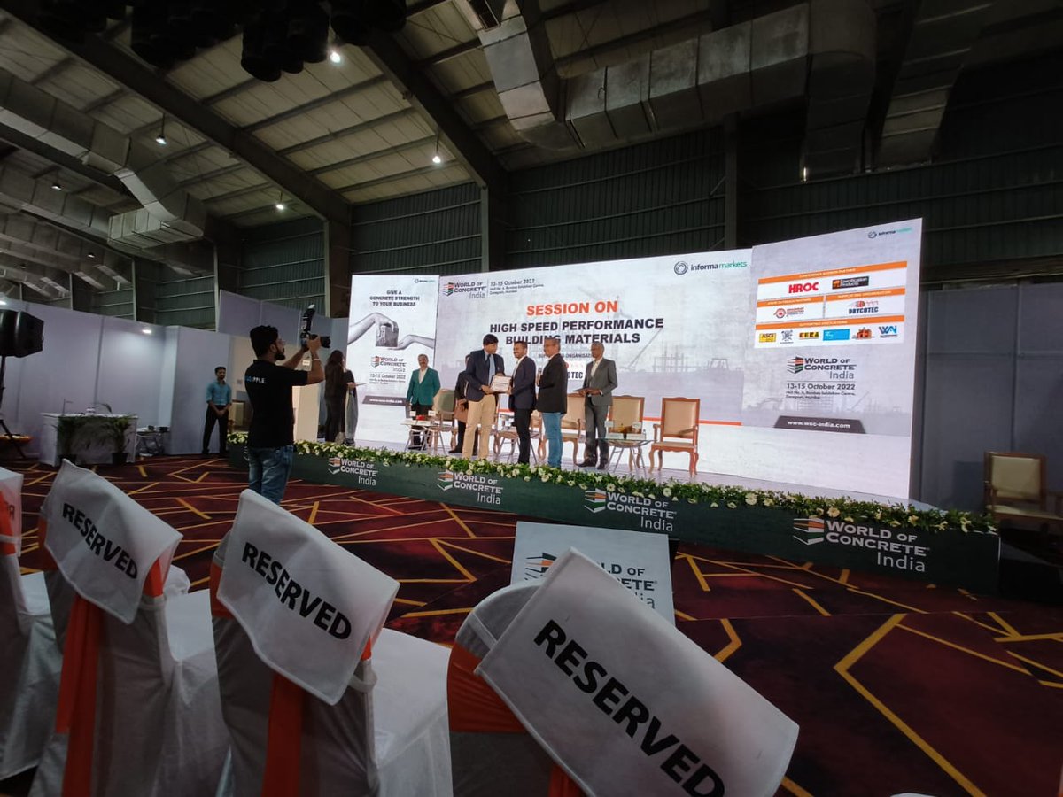 jayceebuild's tweet photo. The leading global concrete industry event and conference World of Concrete has finally come to India! Our Director, Rishit Dalal, was invited as an expert speaker and panelist for "High Speed Building Performance Building Materials"!
#flyash #cement #slag #concrete #sustainable https://t.co/swu2jPkDrO