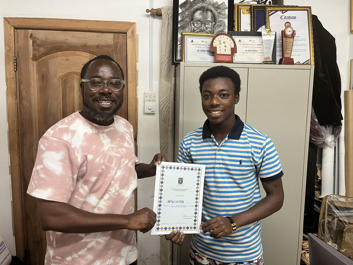 thePOE_T's tweet photo. We are in!!! APSU - HOPSA UG Branch here with a bang 💥 watch the space for some big things 💯 @chrisatadika are your people ready for the competition? Well done Glenn. You have worked so hard to get us started  @_gglenn @apsu_official https://t.co/d3XssYlW2z