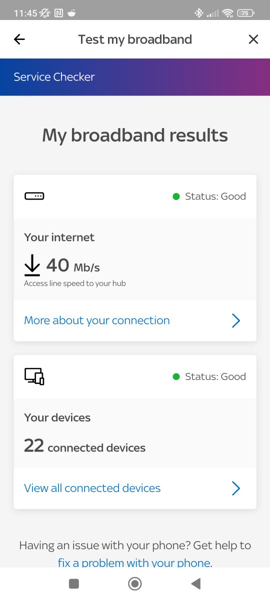 .@SkyHelpTeam I've been getting a really bad broadband connection today in Oundle. One minute the My Sky app says everything's fine, next it says there's an outage. My speed goes from fairly OK to ridiculously slow and too slow to work from home. Is there a known issue please?