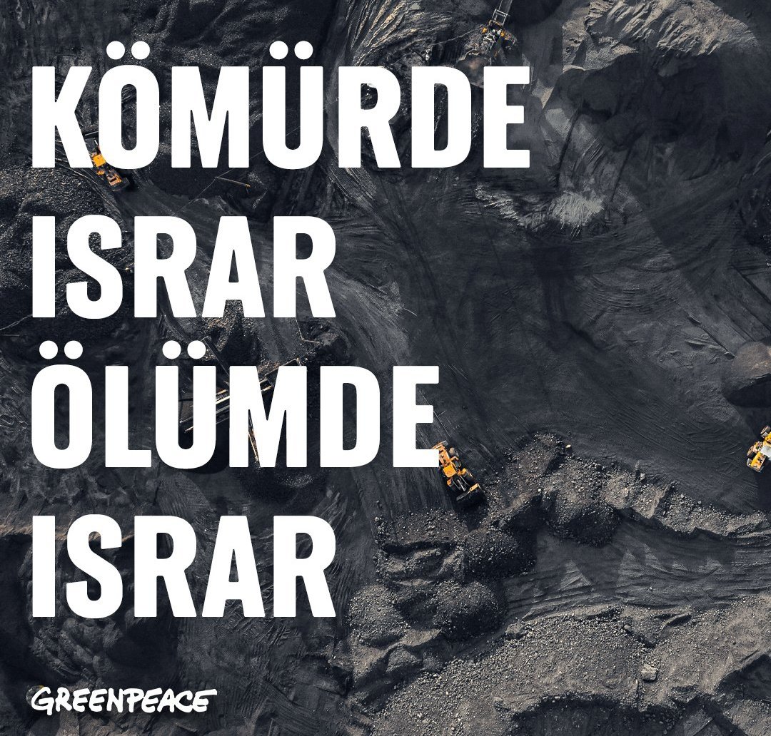GreenpeaceHat's tweet photo. Bir kez daha kömür madenlerinden gelen acı haberle kahrolduk. 41 madenci, Amasra’daki kömür madeninde yaşanan patlamayla hayata veda etti.
Bu ilk madenci ölümü değildi. Kömürde ısrar sürerse son da olmayacak. Bu acıyı Soma, Kozlu, Ermenek, Afşin-Elbistan’dan çok iyi biliyoruz. https://t.co/RVdEMdldi6