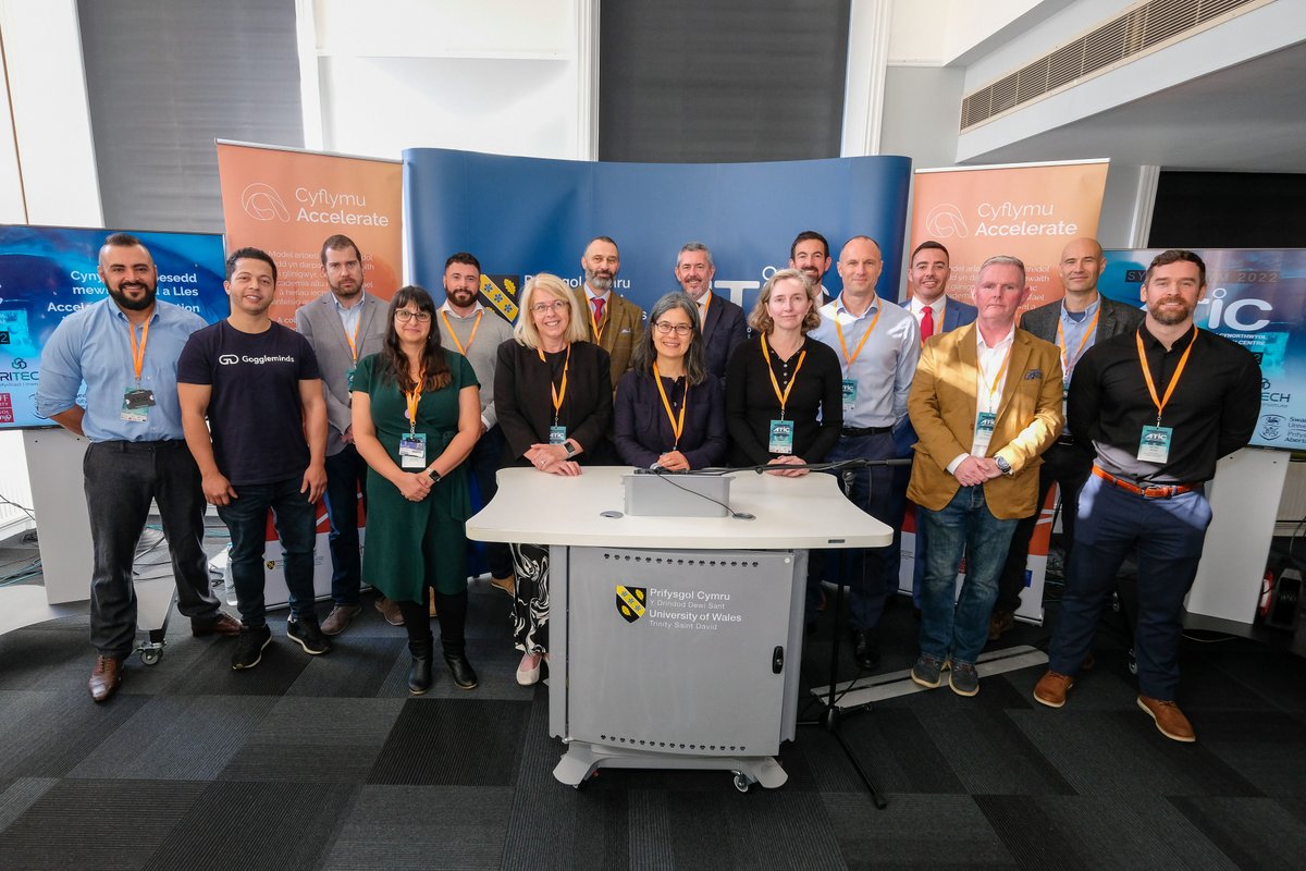 ATiCUWTSD's tweet photo. #ATiCSymposium2022: Accelerating Innovation in Health &amp; Wellbeing

Newsroom: https://t.co/cjOqRPwpJi 
Flickr (selection of images from the day): https://t.co/q2X1s075jE

#AccelerateWales #research #development #innovation #Wales #HE #NHSWales #collaboration #partnership https://t.co/IMFjtisgU9