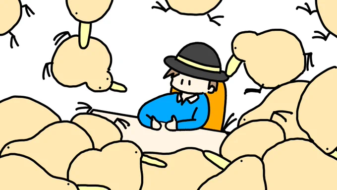 かいぬしに降り積もるキーウィ(キーウィのかいぬしのオカリナ講師のジャスティンとかいう人が、今晩8時からオカリナのライブをするそうです…。オカリナ興味ある方ぜひおいで下さい) 