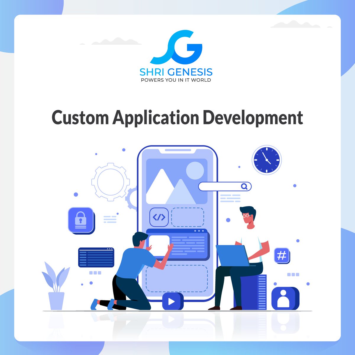 shrigenesis's tweet photo. We at Shri genesis Software solution offer you a unique and customized Mobile Apps Development Solution suited to your requirements.
#shrigenesissoftwaresolution #softwaresolution #shrigenesis #software #webdevelopment #softwaredeveloper #softwaredevelopment #websitedevelop https://t.co/i3CiIeFai0