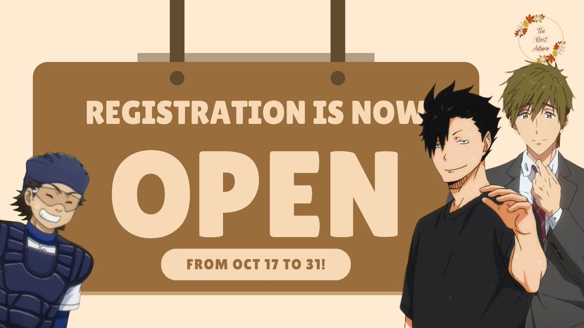 1117CaptainsCSE's tweet photo. The day has finally come! Registration for #SaikouNoAki is OPEN!✨

Celebrate these amazing captains with us and submit a form here! https://t.co/Okho96eX5S

And to help you weigh-in your decision to join us, check out the thread below for the kits!👇 https://t.co/JzWB7rz4jg