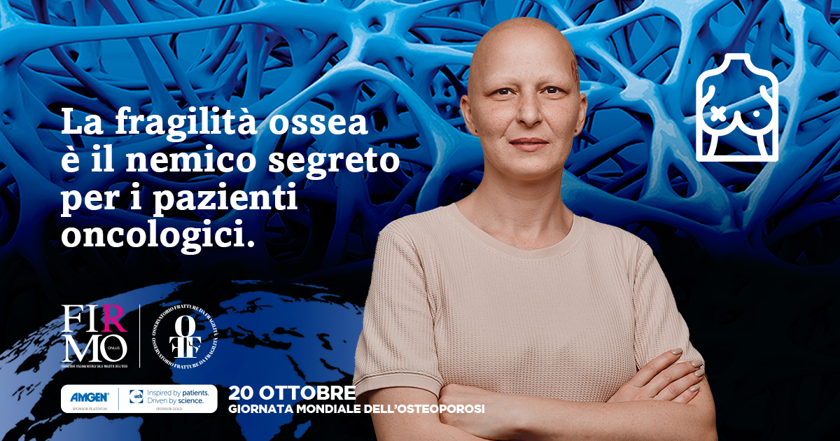 ☀ 20 ottobre 2022, Giornata Mondiale dell’Osteoporosi: i pazienti oncologici devono difendere anche il proprio scheletro.
Approfondisci qui 👇
fondazionefirmo.com/content/pazien… <a href="/Amgen/">Amgen 🧪🔬🧬</a> <a href="/ucb_news/">UCB News</a>  #worldosteoporosisday #fragilitàossea #giornatamondialedellosteoporosi #osteoporosi #salute