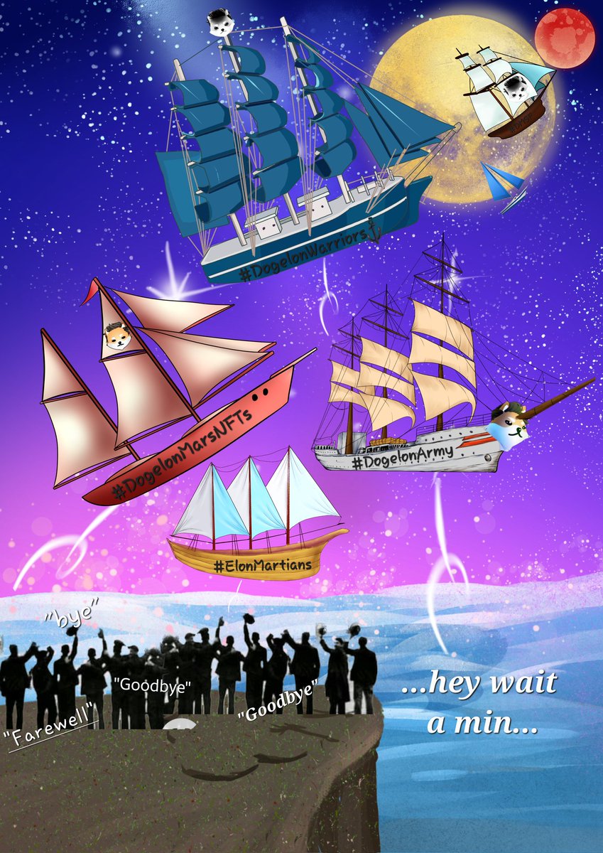 MarsFleet's tweet photo. @crypto11dobbie Sending aid and support.
We have electro magnetic support craft that will stabilize waters as well as balance the ships sway. We are just above you waiting in orbit and have tractor beams locked if waters get to tough. We got you boo. ππ€
#DogelonMars #Dogelon #SoS
#DMSFORCE https://t.co/8ikaYiXAIg