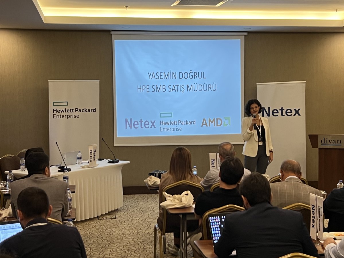 indexgrup's tweet photo. Netex Teknoloji olarak HPE işbirliği ile 12 Ekim Çarşamba günü Gaziantep Divan Otel’de gerçekleştirdiğimiz etkinliğimizde, Greenlake Çözümleri, AMD ve Aruba Teknolojileri üzerine konuştuk.
 
#Netex #HPE #AMD #Aruba #Greenlake #VMware https://t.co/nwZ6pNmeRH