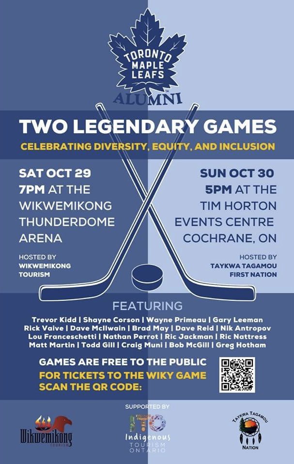Wikwemikong Tourism (@wikytour) on Twitter photo NHL Hockey visits Manitoulin Island! There will be contests, prizes & fun for the whole family
<a href="/IndigenousTO/">Indigenous Tourism Ontario</a>
#DiversityEquityInclusion
#AlumniGame
#NHL
#hockey
#WiikwemkoongThunderdome
#WiikwemkoongUncededTerritory
<a href="/man_expositor/">Manitoulin Expositor</a>
<a href="/VisitManitoulin/">Destination Manitoulin Island - TOURISM</a> NHL Hockey visits Manitoulin Island! There will be contests, prizes & fun for the whole family
<a href="/IndigenousTO/">Indigenous Tourism Ontario</a>
#DiversityEquityInclusion
#AlumniGame
#NHL
#hockey
#WiikwemkoongThunderdome
#WiikwemkoongUncededTerritory
<a href="/man_expositor/">Manitoulin Expositor</a>
<a href="/VisitManitoulin/">Destination Manitoulin Island - TOURISM</a>