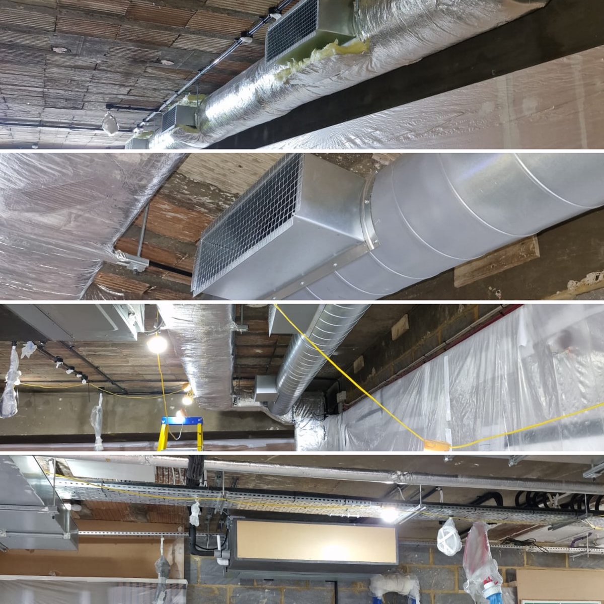 CCPHVAC's tweet image. We are on site as at an exclusive private members club in Soho, London for completion scheduled for November this year. We designed the system and are now on site installing the Ventilation, AC and Plumbing Services throughout. #hvac #ventilation #AC