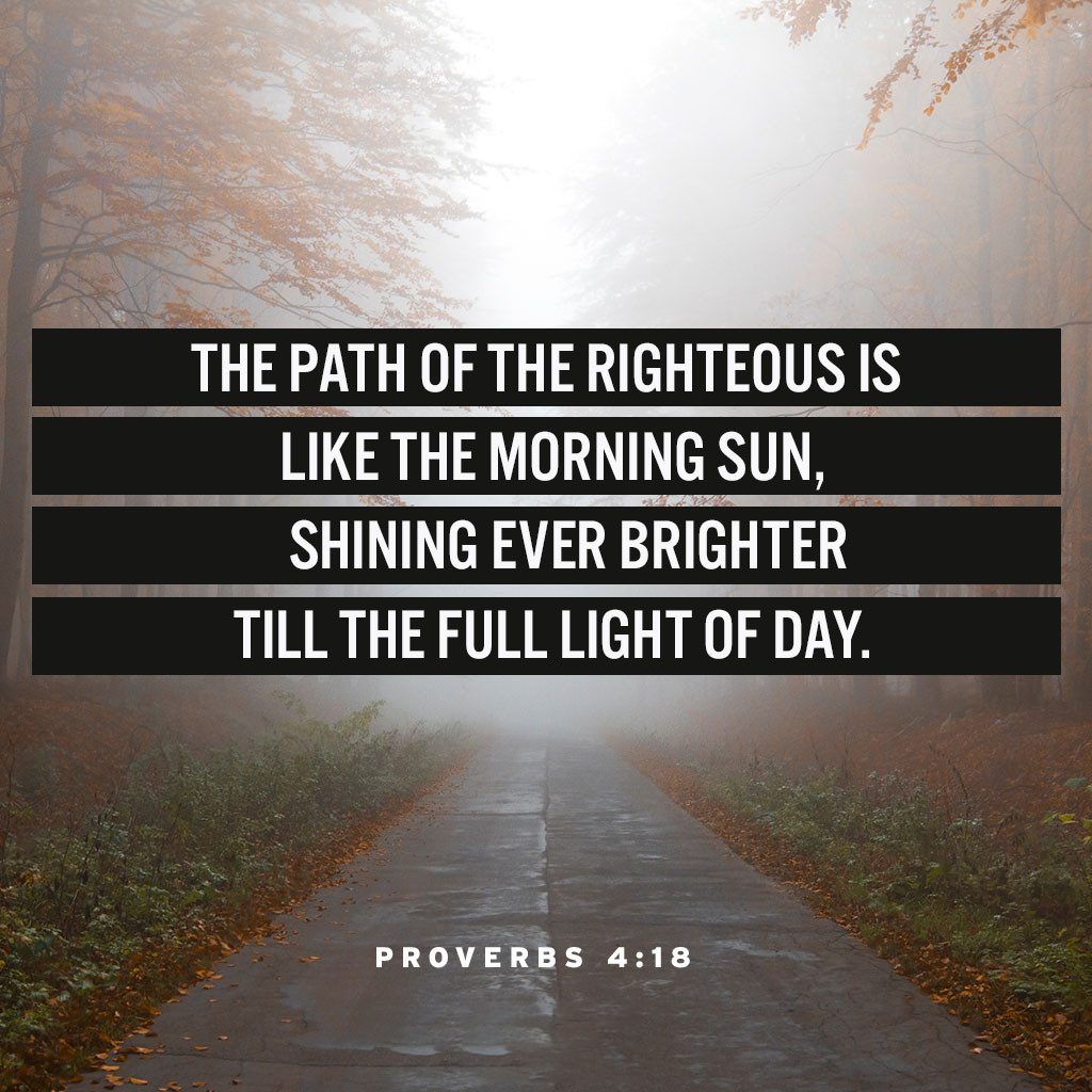 MightyManFamily's tweet photo. Following Christ and living righteously,  is like going on a road lit by the light of dawn, which gets brighter and brighter until it explodes into full day.  👍👌🙌🙏 https://t.co/FbXRToNyGf