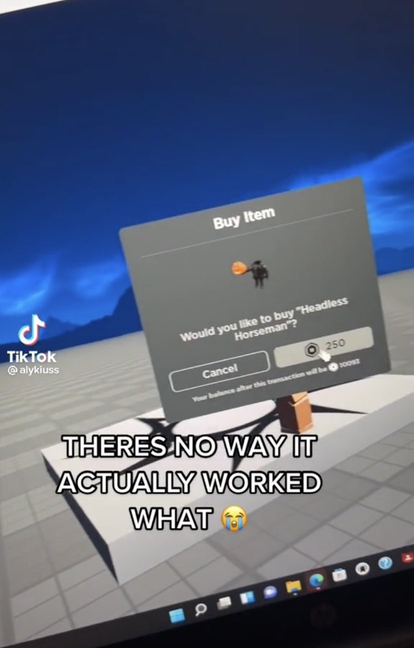 Did He ACTUALLY Buy The Headless on Roblox?! 