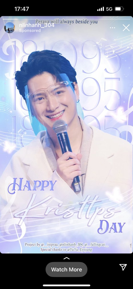 NaruemonBell's tweet photo. Ads Igs Krist’s Birthday 2022 
[5] sweetie ❤️💖🤍🍭🍬
#CherishwithKrist2022 #KristPerawat https://t.co/eLBdOlM2ZZ