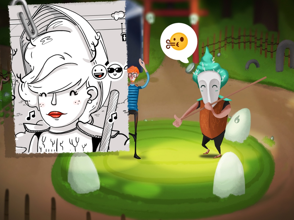 Pirita_Studio's tweet photo. Harolyn's character was a delight to design. She speaks in emojis, but we tried to make all her dialogue readable. ๐๐โจ
She wears a mask, but we wanted to show her face at some point.
So if you finish #Mutropolis you can see her face in the credits! https://t.co/WTpkiXzcuu