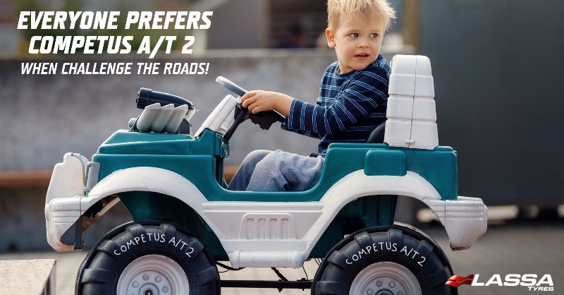 Lassatyres's tweet photo. Everyone prefers Competus A/T 2 when challenging the roads!

#LassaTyres #CompetusAT2