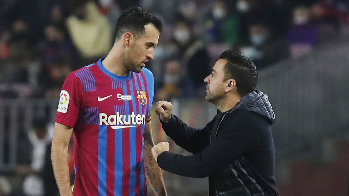 VisionBlaugrana's tweet photo. 🗞️ Xavi et son équipe technique disent que Busquets est toujours un élément important de l'équipe et qu'on ne peut pas se passer de lui en tant que joueur clé.

(@mundodeportivo) https://t.co/5S0Q6AW1hY