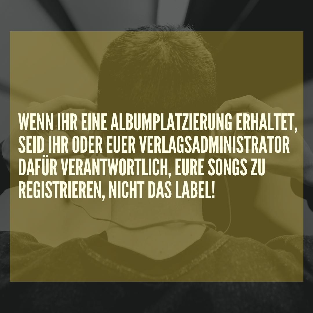 BeatUnitEV's tweet photo. Das Label kümmert sich um die Abrechnung eurer Producer Points / Producer Royalties, nicht um euer Publishing.
Es liegt in eurer Verantwortung als individuell verwalteter Songwriter, eure Titel zu registrieren oder in der Verantwortung eures Verlegers.
#musicproducer #beatcon https://t.co/AaPug8xw52