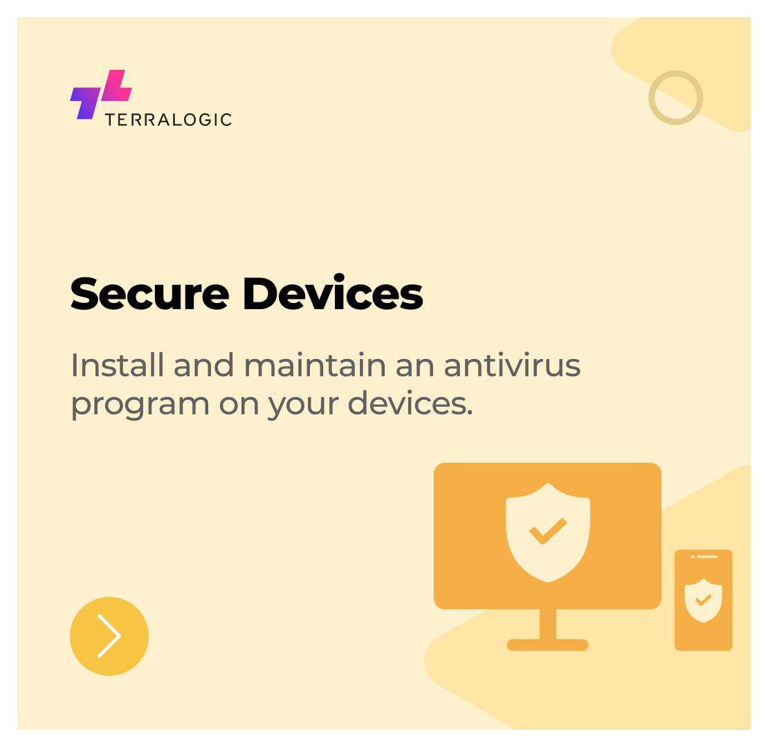 Terralogic_'s tweet photo. Cyberattacks have overrun the internet, making it a dangerous place. Here are some simple tips to stay vigilant and safe online.
#cybersecuritytips #cybersecuritypractices #cybersecurity #cyberattacks #secure #protect #data #risk #cybersecuritymonth #october #safe #vigiliant #IT https://t.co/dlrtNxHZ4C