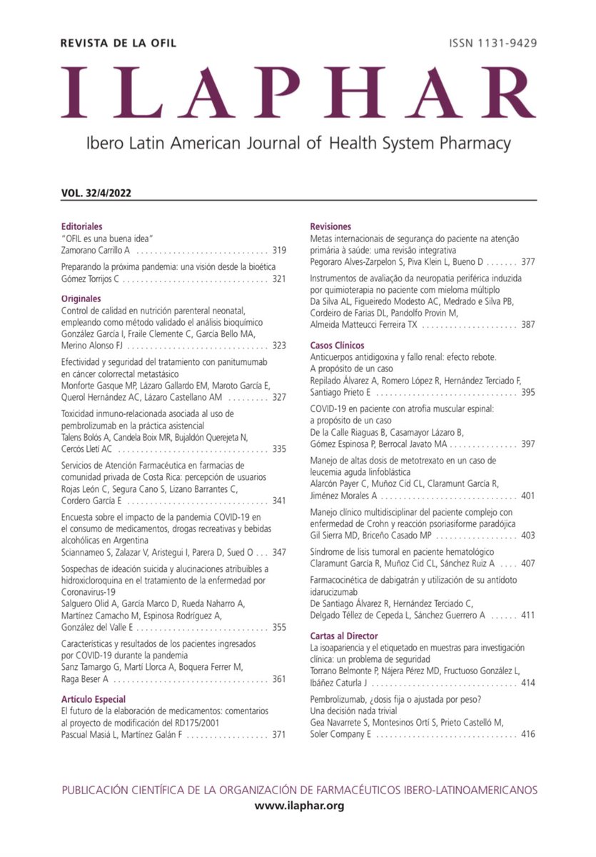 Les adelantamos el sumario del próximo número de la revista.