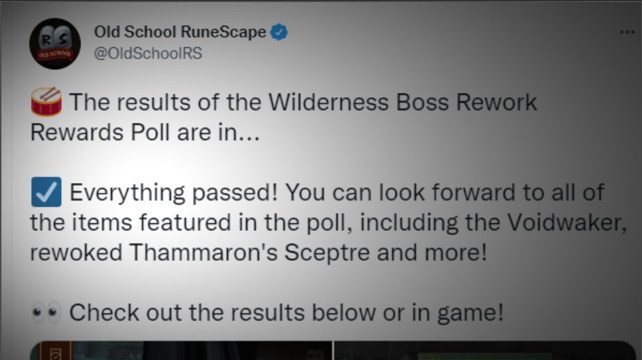 C_EngineerRS's tweet photo. Never thought I'd see wildy updates passing the polls again https://t.co/caqUJHM3yZ