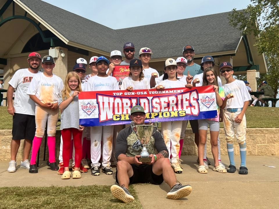 EasternC35's tweet photo. No uniforms. No problem. C35 Fayetteville- Dunn 13u World Series Silver Bracket Champs going 4-1! @BallCoachDad919 @C35Baseball @RobWooten35 https://t.co/hLBvexbBgE