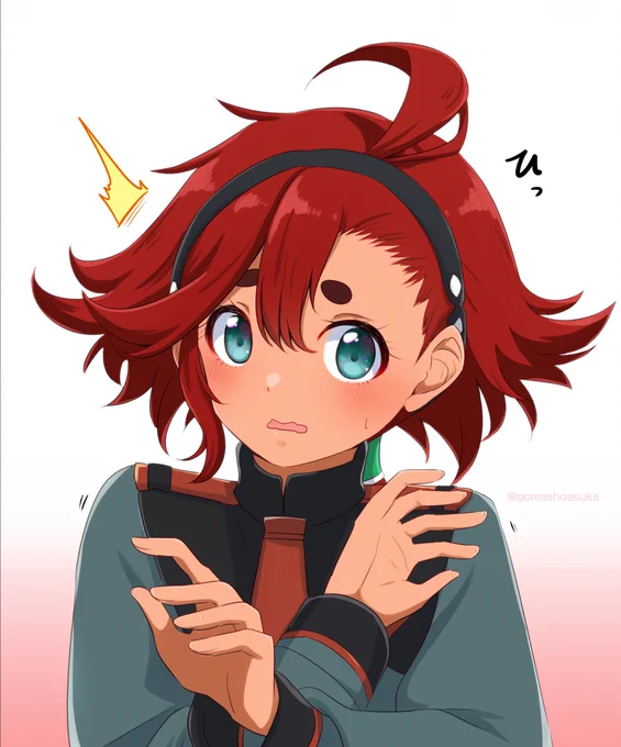 びくびくスレッタちゃんかわいい#水星の魔女 