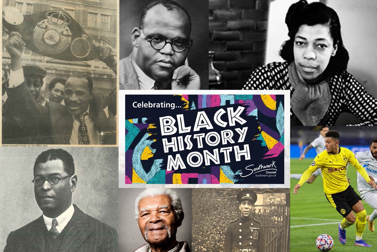 POP UP! Resources for studying Black history in Southwark. Another chance to see our temporary pop up display of books, press cuttings, photographs, posters, films and presentations this Wednesday 19 Oct 11am to 6pm. Just pop in
#SouthwarkArchives 
orlo.uk/aZKwv 
#BHM