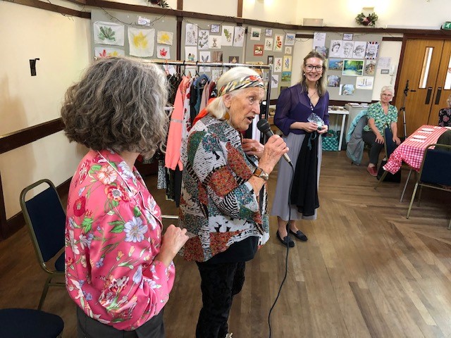AgeUKRichmond's tweet photo. Our Silver Style fashion extravaganza was a big success.  Talks, tips, laughter, swishing and even a catwalk for our stylish ladies. Thank you to @talesinstyle with the support of @LBRUT's full of life fund. https://t.co/dETD8FEhi4