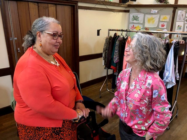 AgeUKRichmond's tweet photo. Our Silver Style fashion extravaganza was a big success.  Talks, tips, laughter, swishing and even a catwalk for our stylish ladies. Thank you to @talesinstyle with the support of @LBRUT's full of life fund. https://t.co/dETD8FEhi4