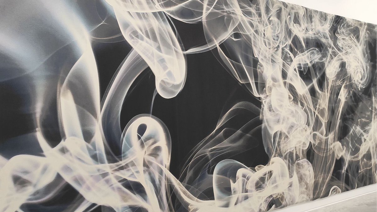 expressan_go's tweet photo. #ViernesDeArte
Pae White, (California,1963)
“Inmóvil, s/t, 2010”. Un enorme tapiz de 12m que representa volutas de humo sobre un fondo negro.
.
Exposición “EXTRAÑO” en el @caac_sevilla
.
#PaeWhite #tapices #ArteContemporáneo https://t.co/nM4YcMIMja