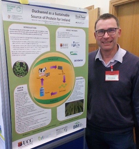 Presenting our project at the #BIW2022 (Bioeconomy Ireland Week) launch event: 'Duckweed as a Sustainable Source of Protein for Ireland'.