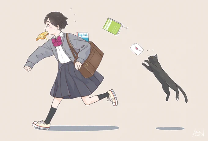 猫とあるく 