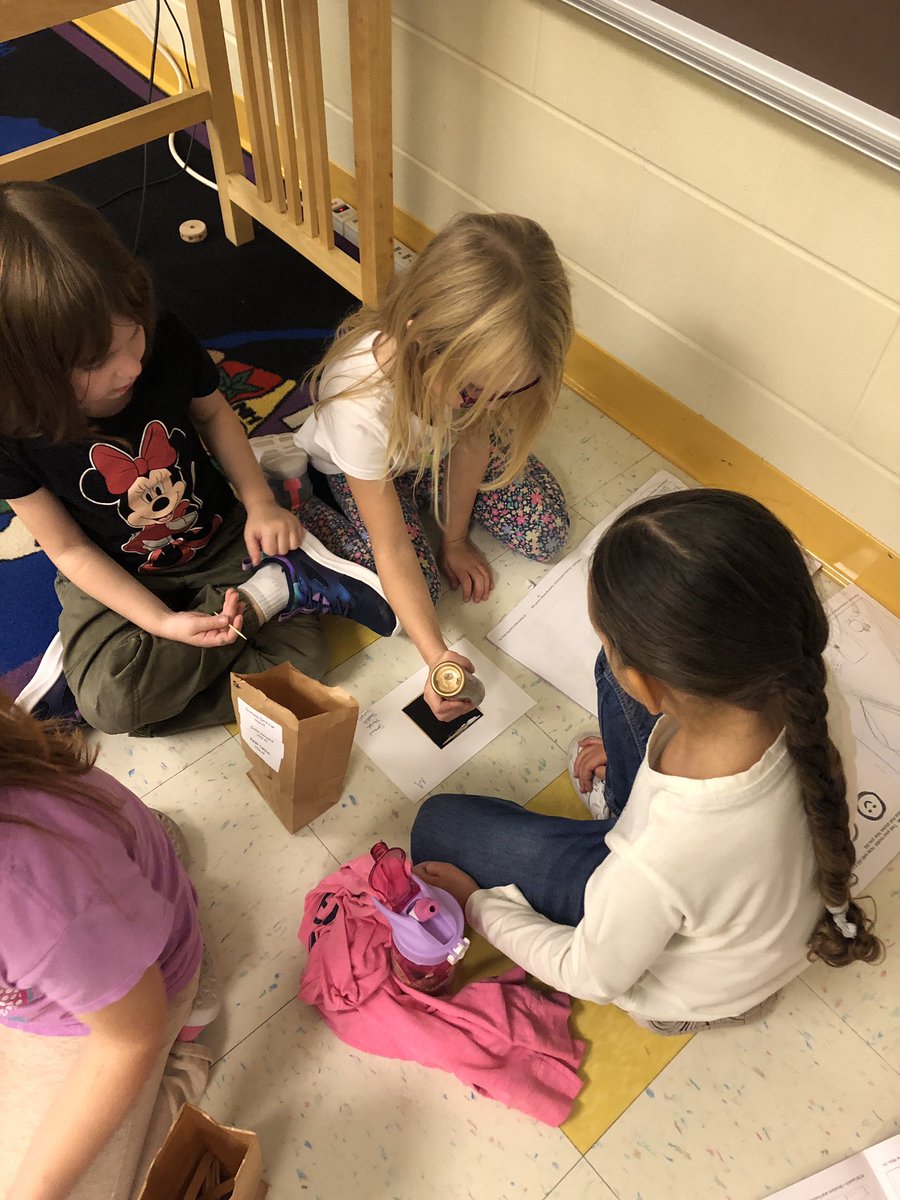 MissHoth's tweet photo. Kinders are excited they are finally building their houses to save the three little pigs! Sticks, straw, and bricks…which will survive the big bad wolf?!? #pltw #kinderengineers https://t.co/eQzqhuLPyz