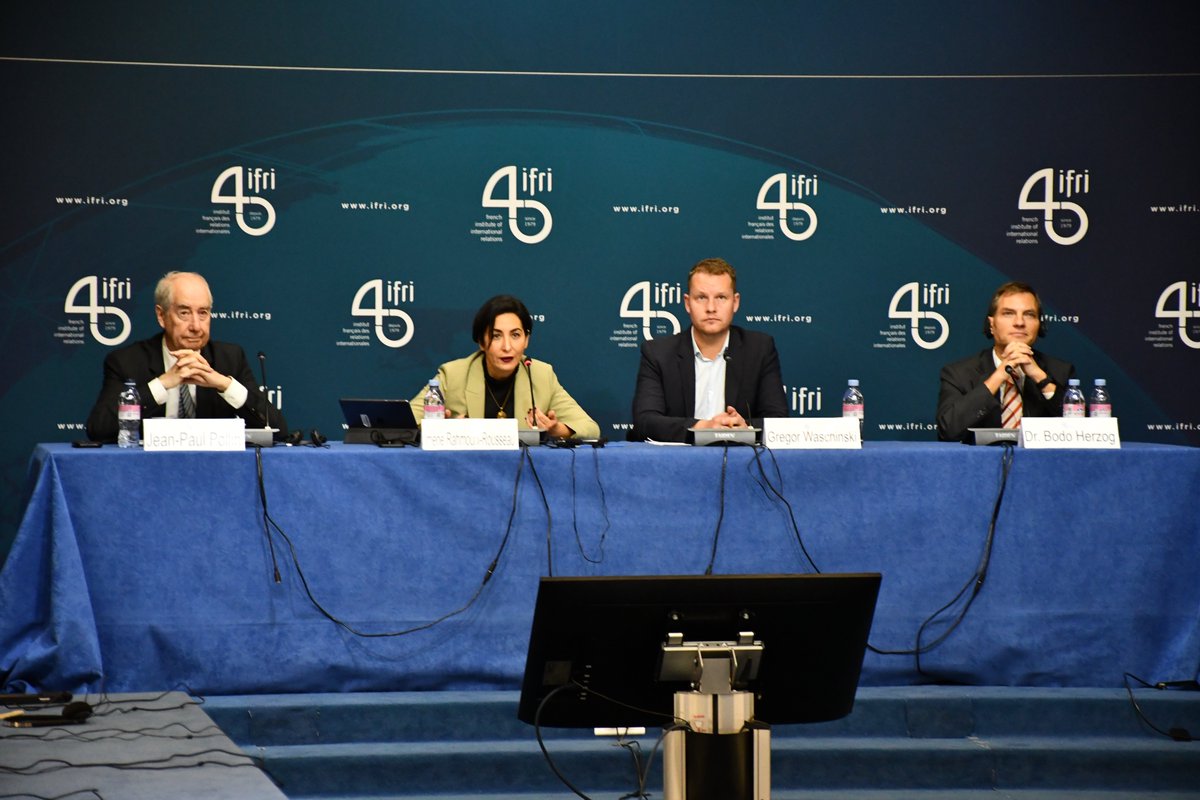 🇪🇺 Comment peut-on enrayer l’#inflation en #Europe ? 
📍Conférence <a href="/CerfaIfri/">Comité d'études des relations 🇫🇷🇩🇪</a> autour autour d'@imene_rr (<a href="/ecb/">European Central Bank</a>), Jean-Paul Pollin (<a href="/Cercle_eco/">Le Cercle des économistes</a>), Bodo Herzog et <a href="/washingtonski/">Gregor Waschinski</a> (<a href="/handelsblatt/">Handelsblatt</a>). ⤵️
ifri.org/fr/debats/enra…