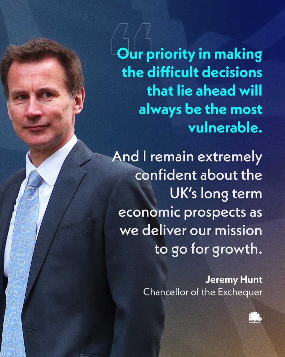 The most important objective for our country right now is stability. And our priority in making the difficult decisions that lie ahead will always be the most vulnerable. @Jeremy_Hunt 👇