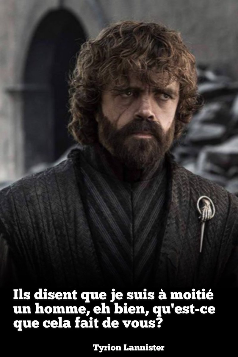 Mindset_FR's tweet photo. 6 citations puissantes de Tyrion Lannister sur la sagesse et la victoire.

- Thread

1. https://t.co/vSW9vhPwgu