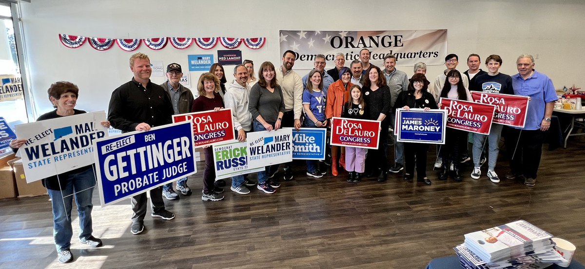 WelanderforCT's tweet photo. Thank you to everyone who joined our Day of Action with Rosa DeLauro and candidates Mike Smith, Ben Gettinger, and James Maroney! #DayOfAction #orangedems #orangect #ct #canvas #doorknocking #callfire #odtc #mdtc #gotv #voteblue https://t.co/CPAzWUcnCv