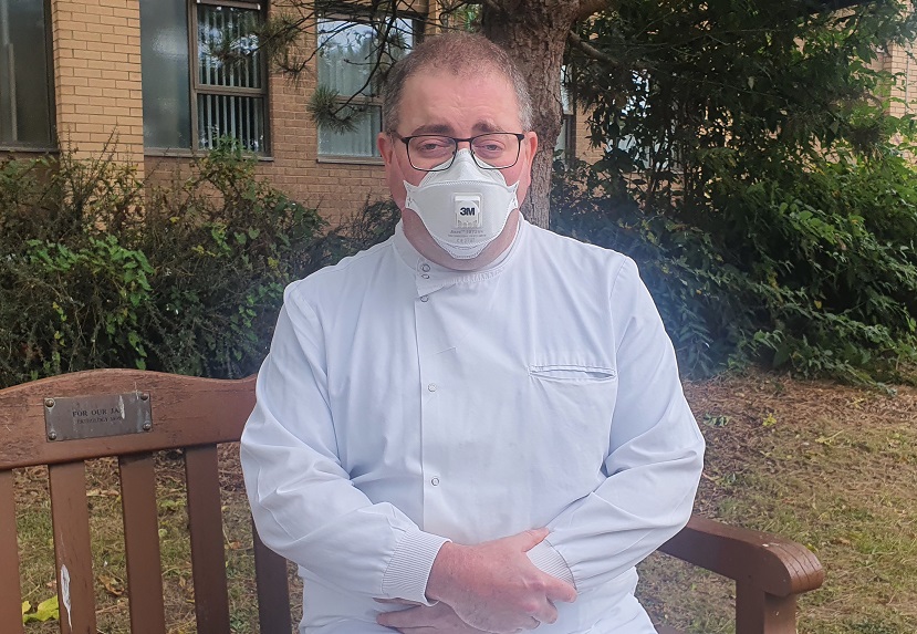 SwanseabayNHS's tweet photo. A Swansea Bay NHS worker who faces an uncertain future having developed complications following Covid is urging people to get the autumn booster vaccination. Read his story here https://t.co/nOEqid4RsD https://t.co/g0uhxvS8H1