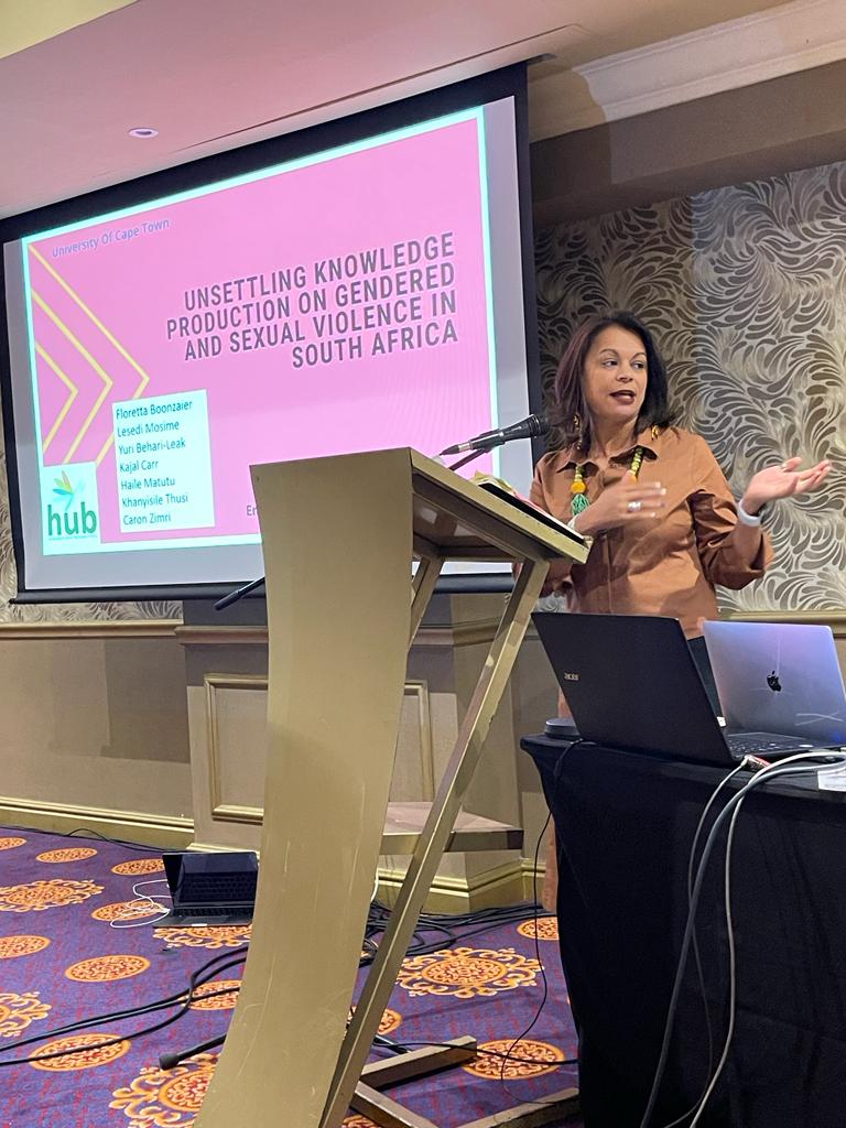 UnsettlingV's tweet photo. The Unsettling Knowledge Production on Gendered and Sexual Violence in SA Project had a Symposium at PsySSA 2022 titled: Decolonising &amp; Transforming Psychology. Our members had an opportunity to present their different research projects all centered around Decolonial Feminism. https://t.co/9X2MYo7q0Y