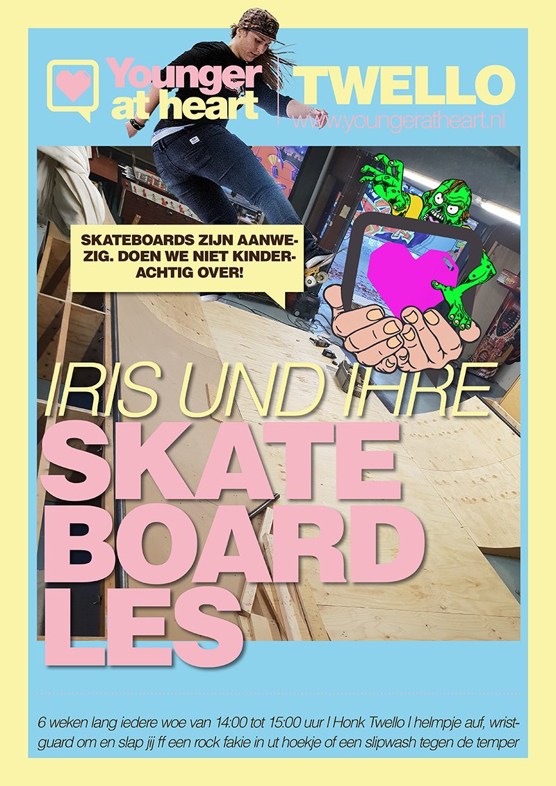 Komjijook #iris wel #skateboardles #honkvoorstintwello #jongerenwerk #yahis4thekids #youngeratheart