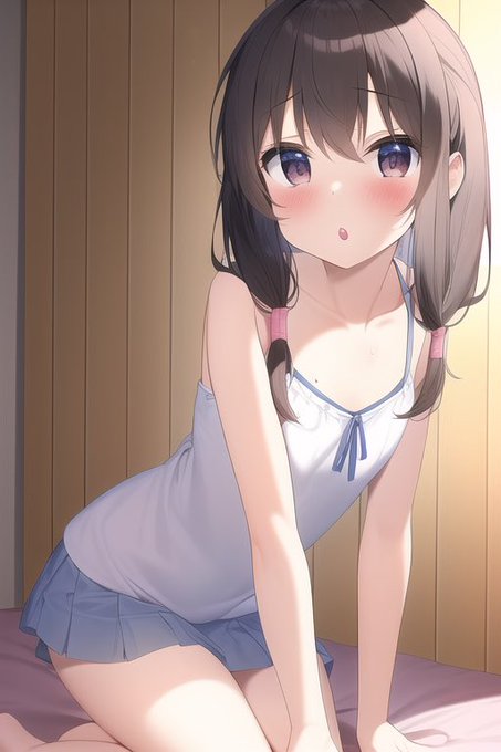 「今日はここで、一緒に寝るのっ」

両親がいない日には甘えたがる妹ちゃん 