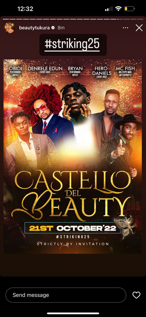 This party is a Concert.

Know this and know peace

4 DAYS TO STRIKING25