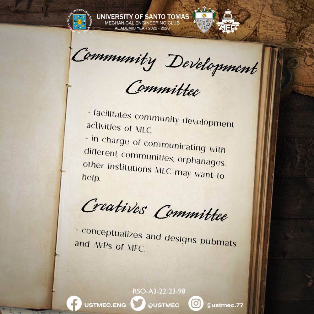 USTMEC's tweet photo. Audentes fortuna iuvat

What’s up mga ka-Barangay?!

The Mechanical Engineering Club is back, and in search for precious diamonds and golds as we bring you to a whole new level of fun and amazing adventure! 🤠

We are currently looking for new adventurers to join us. https://t.co/cfdSYmP1hw