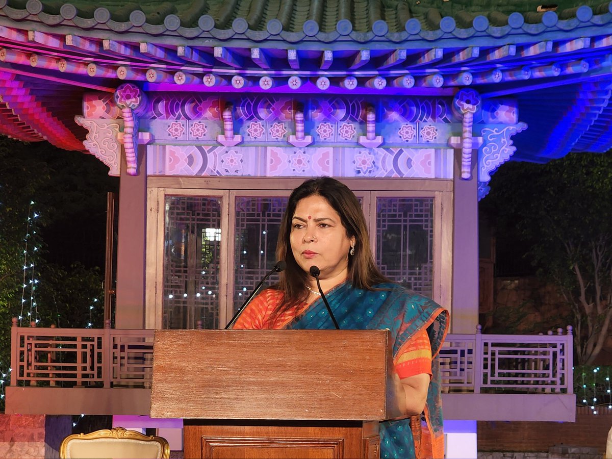 RokEmbIndia's tweet photo. 𝐄𝐦𝐛𝐚𝐬𝐬𝐲 𝐡𝐨𝐬𝐭𝐬 𝐍𝐚𝐭𝐢𝐨𝐧𝐚𝐥 𝐃𝐚𝐲 𝐑𝐞𝐜𝐞𝐩𝐭𝐢𝐨𝐧(𝟏𝟎.𝟏𝟒.) https://t.co/GXiRPElqBk