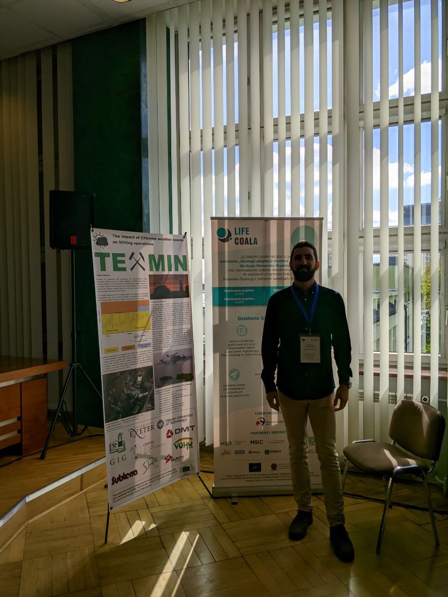 Subterra_Ing's tweet image. 🌎Conferencia final del proyecto RFCS de TEXMIN, relacionado con el estudio del impacto del cambio climático en la minería

Desde el Dpto. de I+D+i, Guillermo Vaquero asistió a este evento llevado a cabo en Katowice, #Polonia.

#TEXMIN #minería #clima #livemeeting