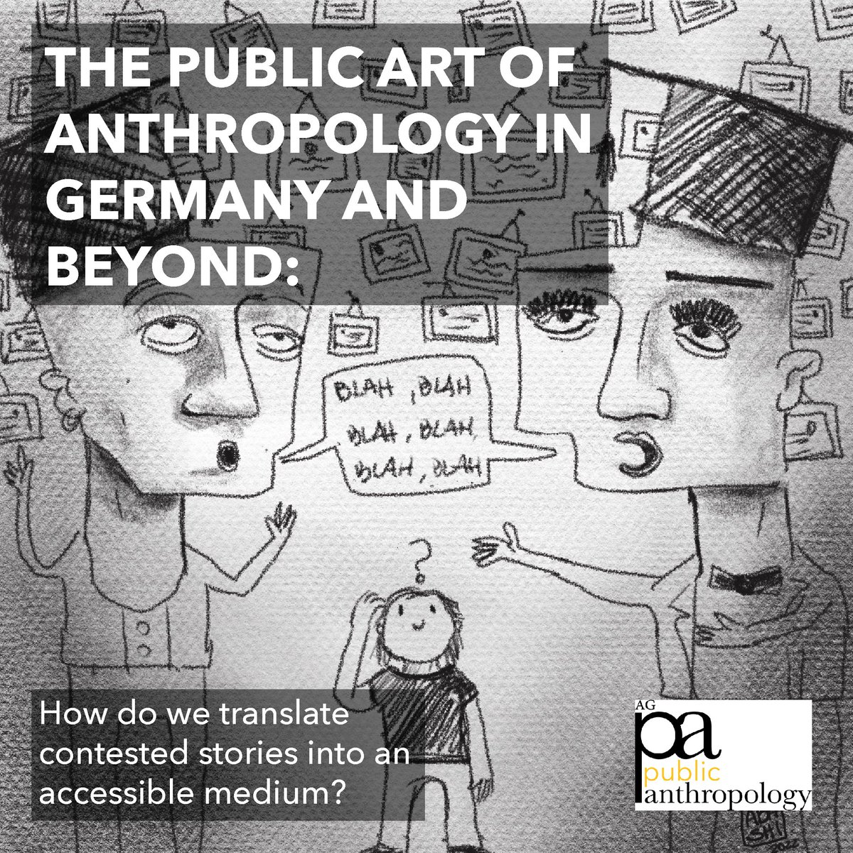 CfP 2023 <a href="/AGPublicAnthro/">AG Public Anthropology</a> Workshop "The public art of anthropology in Germany and beyond" <a href="/SozKultAnthro/">DGSKA</a> Conference 25-28 July. Submit abstracts (200 words max.) by 15 December 2022 <a href="/NasimaSelim/">@nasimaselim.bsky.social</a> <a href="/metagold/">Goetz Bachmann</a> publicanthropology.de/2022/10/17/cal…