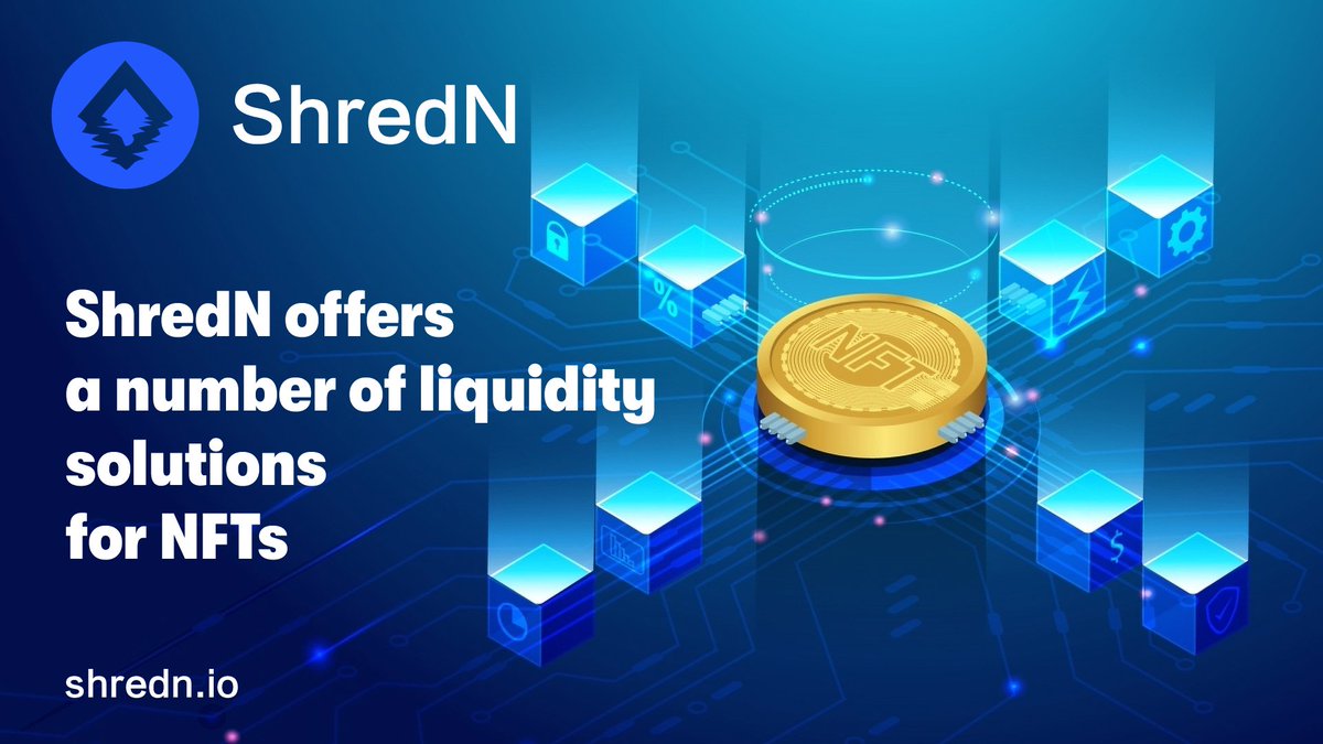 ShredNProtocol's tweet photo. 🌊#ShredN offers a number of liquidity solutions for #NFTs. Including; fragmentation, #AMM, and trading strategies for rarity traits. 

Unlock the value of your NFTs with ShredN!🔥🔥 https://t.co/eFaTv6C3nE