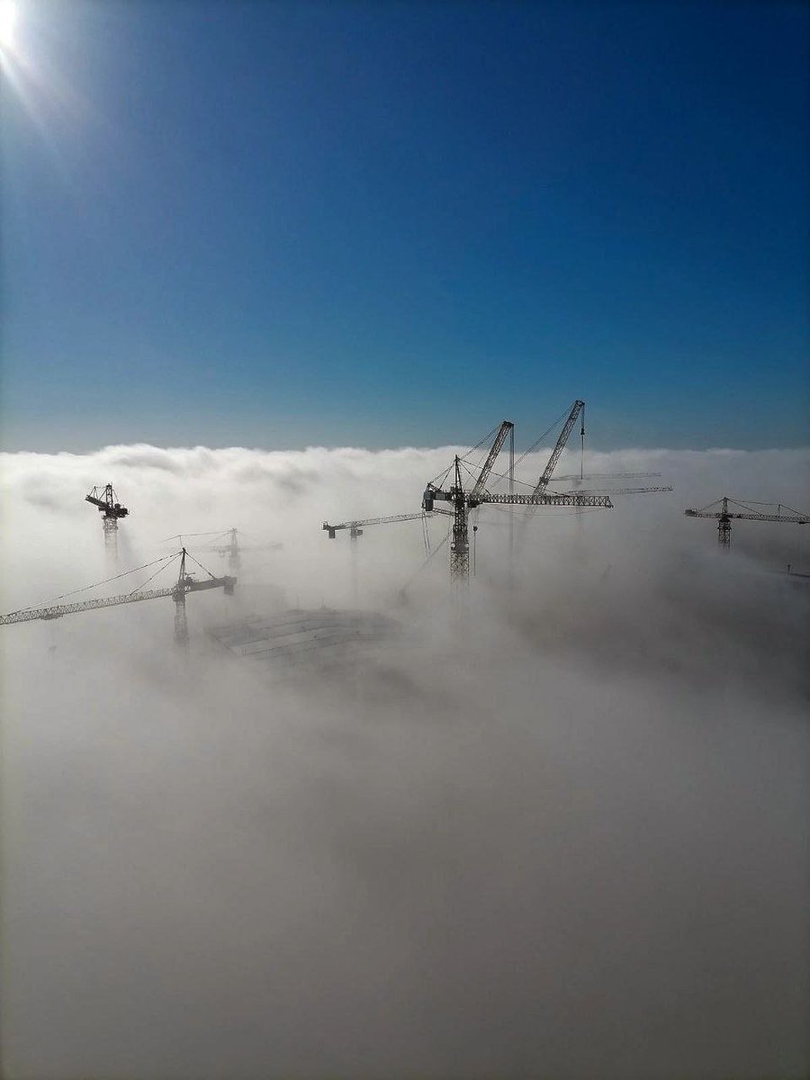 Construction of #KurskNPP #VVER-TOI cooling towers